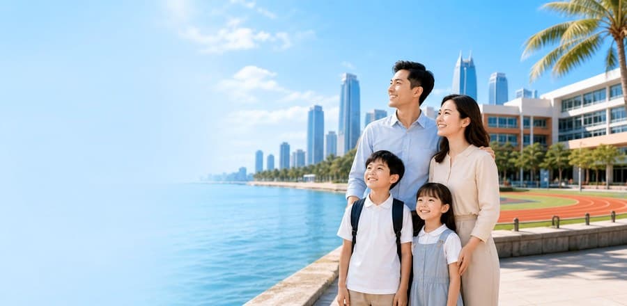 河南家庭迁海口,孩子上学怎么规划?